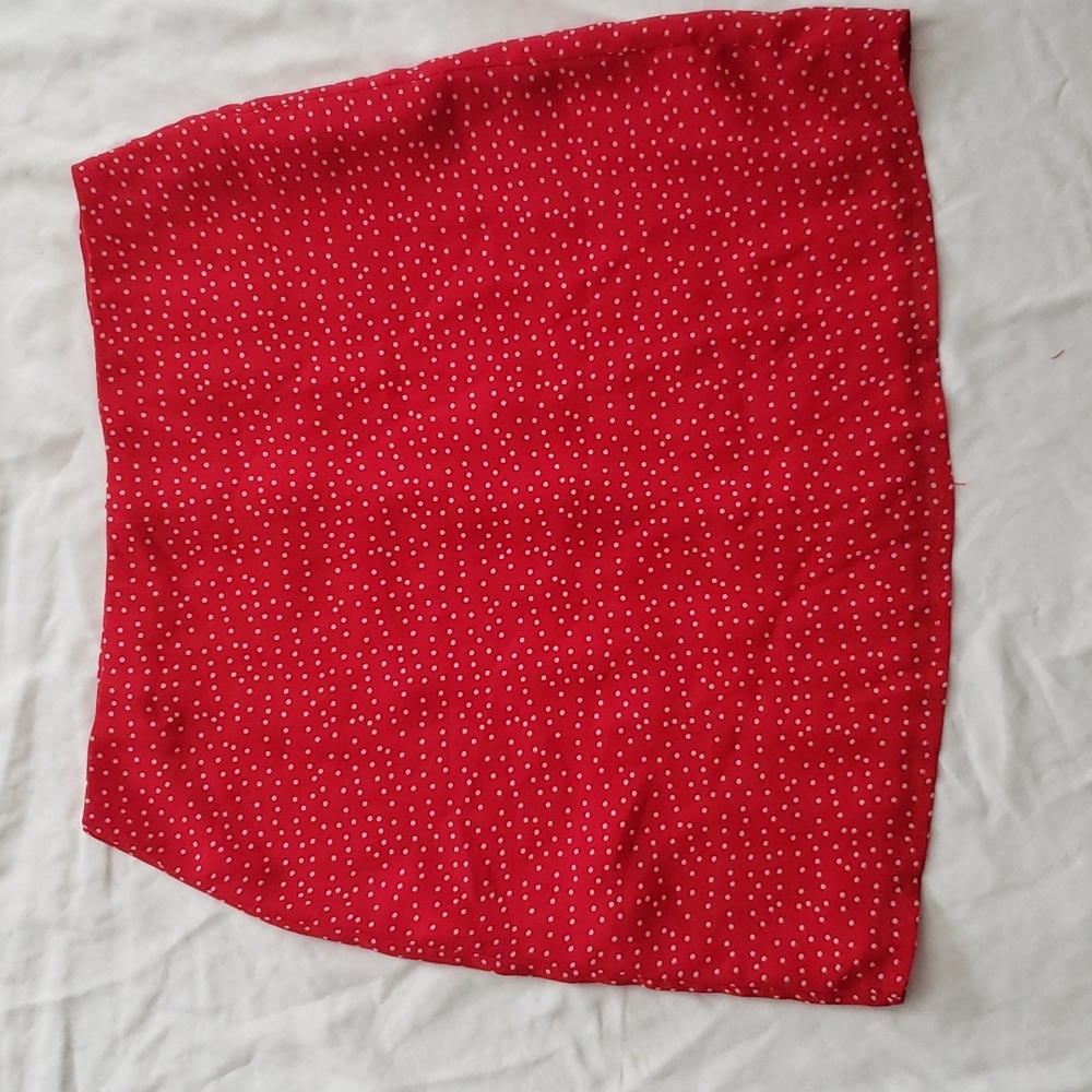 Red polka-dot ♥  skirt/ size S